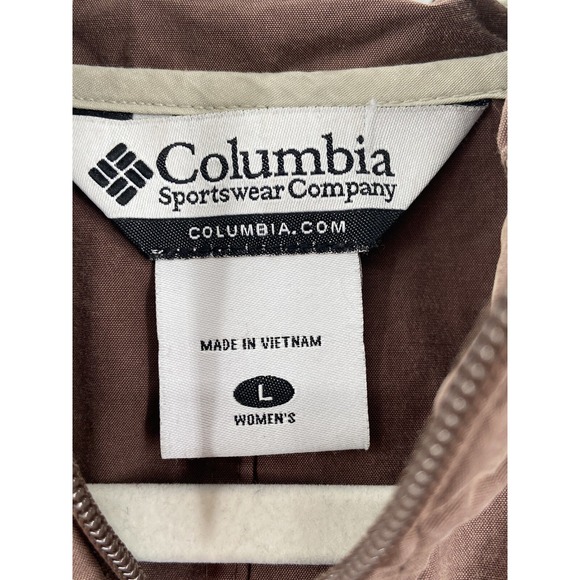 Columbia Sportswear Company RN 69724 Women's Zip Up Jacket Size Large Brown - Picture 3 of 7